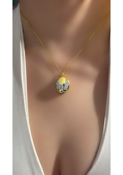 Anka Kuşlu Kapaklı Kolye indirimleri