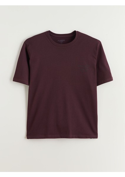 Yeni Sezon Büyük Beden Baskılı Penye Erkek Tişört