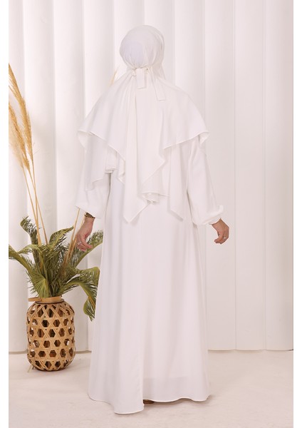 Sufleli Elbise Takım 6044 Ekru indirimleri