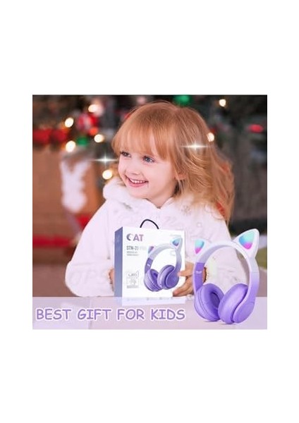 Vooka Çocuk Bluetooth Kulaklık Kedi Kulaklık Pro 5.0 Akıllı Rgb LED Detaylı Bluetooth Kablosuz fiyatları