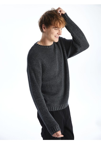 Yeni Sezon Bisiklet Yaka Erkek Triko Kazak