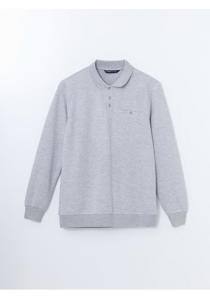 Yeni Sezon Polo Yaka Uzun Kollu Erkek Sweatshirt indirimleri