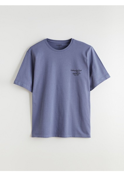 Yeni Sezon Büyük Beden Baskılı Penye Erkek Tişört modelleri