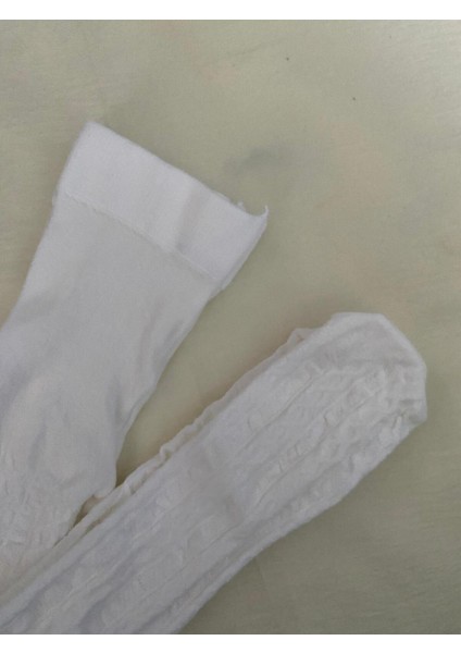 Beyaz Rengi Kız Çocuk Pamuklu Desenli Karina 180 Den Külotlu Çorap ( Kids Kilotlu Çorap ) fiyatları