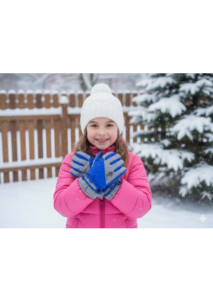 Kitti 421-15 4-7 Yaş Kar Kayak Eldiveni