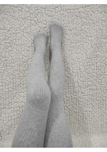 Triko Ayda Pamuklu Cotton Kız Çocuk Gri Külotlu Çorap modelleri