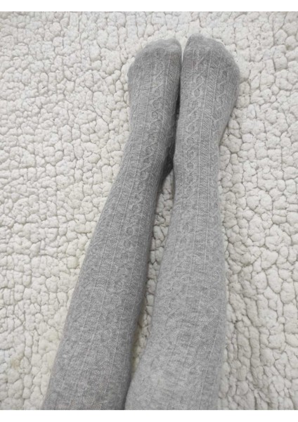 Triko Kumaş Karina Kız Çocuk Gri Külotlu Çorap fiyatları