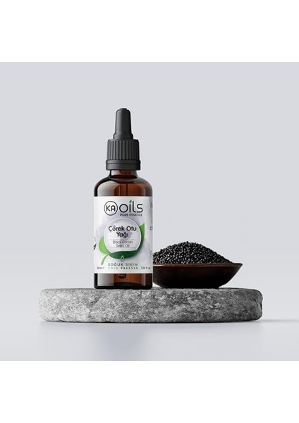 Kaoils Çörek Otu Yağı (Nigella Sativa - Black Cumin Seed Oil) 30 ml - Cilt ve Saç Bakımı Için Ideal -%100 Doğal ve Saf Gıda Kalite - Soğuk Sıkım fiyatları