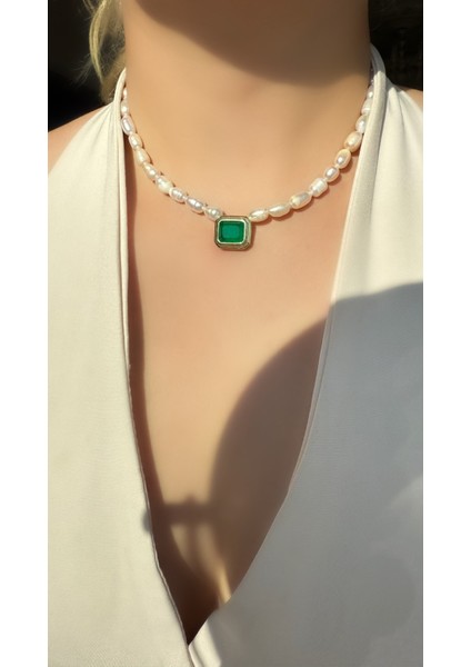 Gerçek Incili Zümrüt Paraiba Kolye indirimleri