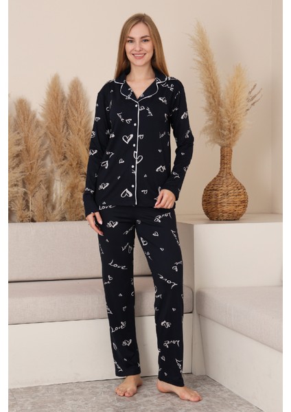 Kadın %100 Pamuk Milan Soft Kumaş Pijama Takımı 12423 modelleri