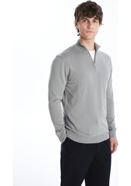 Yeni Sezon Dik Yaka Uzun Kollu Erkek Triko Kazak fiyatları