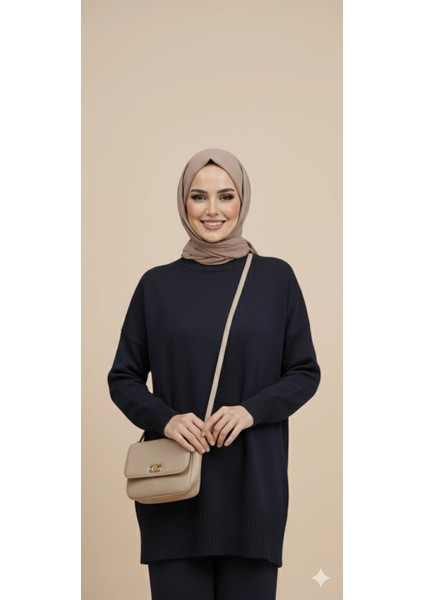 Triko Tunik Pantolon Tesettür Takım modelleri