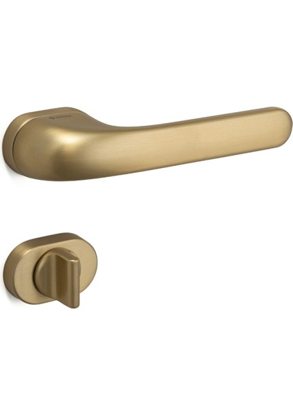 Lokı Rozetli Kapı Kolu Altın Saten Renk Wc Mandallı Rozet fiyatları