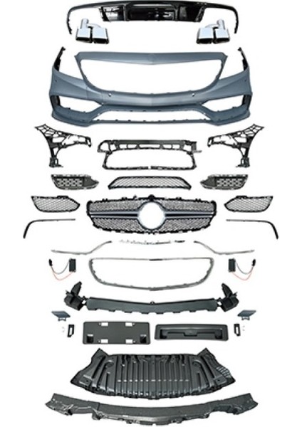 Mercedes W218 Uyumlu Makyajlı CLS63 Amg Body Kıt 2011-2018