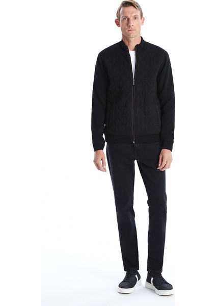 Yeni Sezon Standart Kalıp Dik Yaka Erkek Triko Mont fiyatları