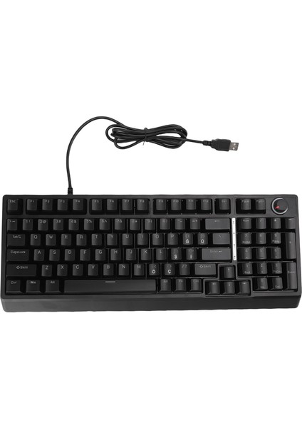 Kompakt Kablolu Rgb Oyuncu Klavyesi –%80 Boyut Ergonomik Tasarım, Mekanik Hissiyatlı Sessiz Tuşlar, LED Arka Aydınlatma, Plug & Play, Windows ve Mac Uyumlu | G500X