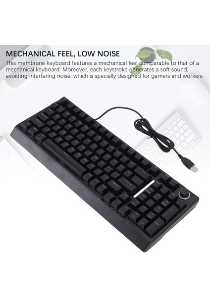 Kompakt Kablolu Rgb Oyuncu Klavyesi –%80 Boyut Ergonomik Tasarım, Mekanik Hissiyatlı Sessiz Tuşlar, LED Arka Aydınlatma, Plug & Play, Windows ve Mac Uyumlu | G500X fiyatları