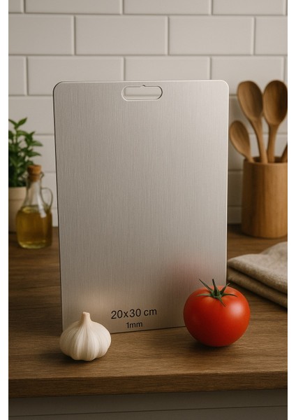 Kesme Tahtası 2’li Paslanmaz Çelik Kesme Tahtası Seti modelleri