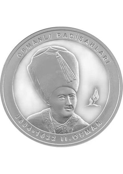 Agakulche 2. Osman Osmanlı Gümüş Sikke Coin