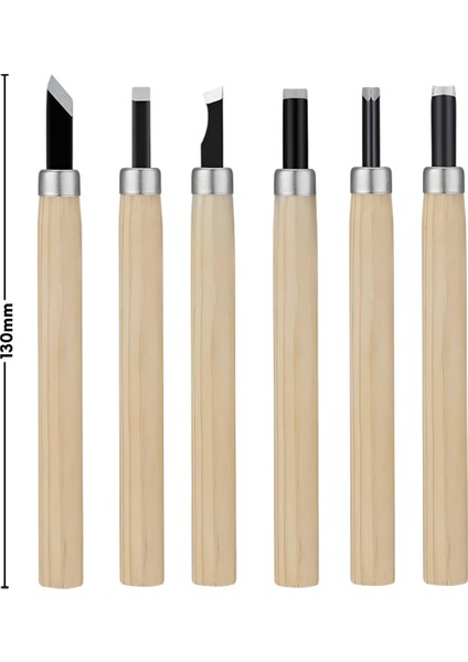 Sakata WD1007 6 Parça Mini Ahşap Oyma Seti fiyatları