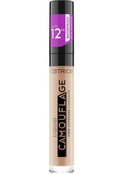 Liquid Camouflage High Coverage Concealer Suya Dayanıklı, Vegan, 5 ml