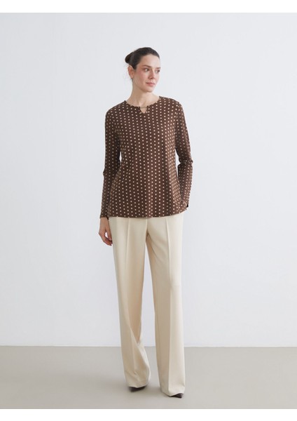 Yeni Sezon Bisiklet Yaka Puantiyeli Bluz fiyatları