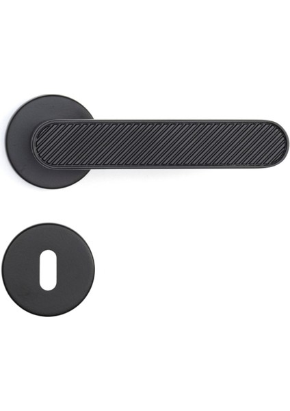 Mua Rozetli Kapı Kolu Mat Siyah Renk Yale ( Dış Kapı Rozetli)