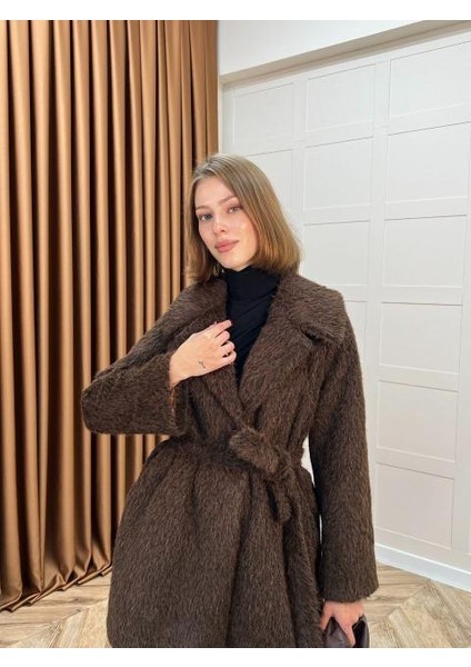 5523 Stilife Tüylü Yakalı Kaban modelleri