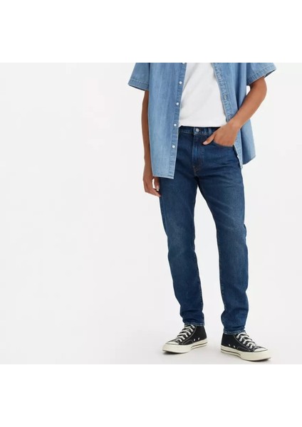 512 Normal Bel Slim Tapered Erkek Denim Pantolon soft navi fiyatları