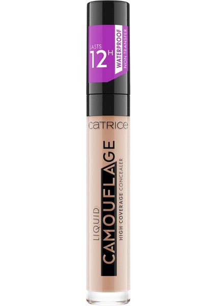 Liquid Camouflage High Coverage Concealer Suya Dayanıklı, Vegan, 5 ml