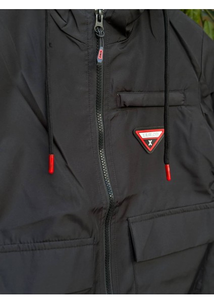 Unisex Çocuk Kapüşonlu Çift Cepli Mevsimlik Yağmurluk fiyatları