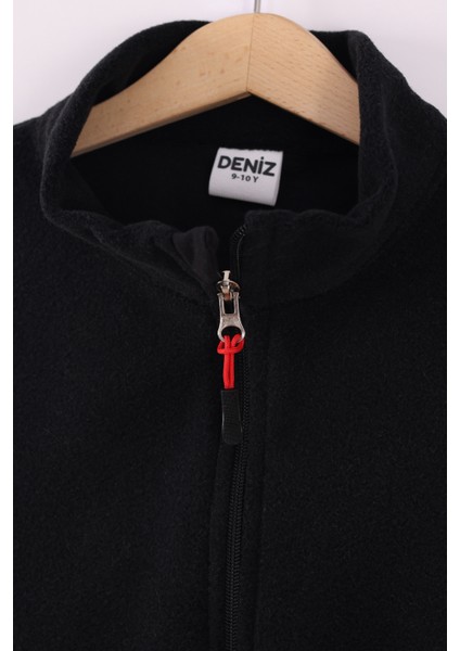 Çocuk Unisex Parmak Geçmeli Polar Ceket modelleri