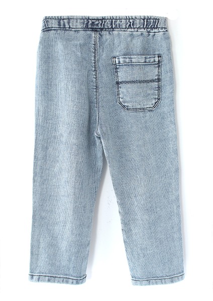 Erkek Bebek Denim Gömlek Pantolon Alt Üst Takım Mavi Renk Bebek Kot Takım modelleri