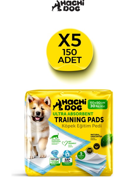Köpek Eğitim Pedi 60X90 5 Katmanlı 150 Adet