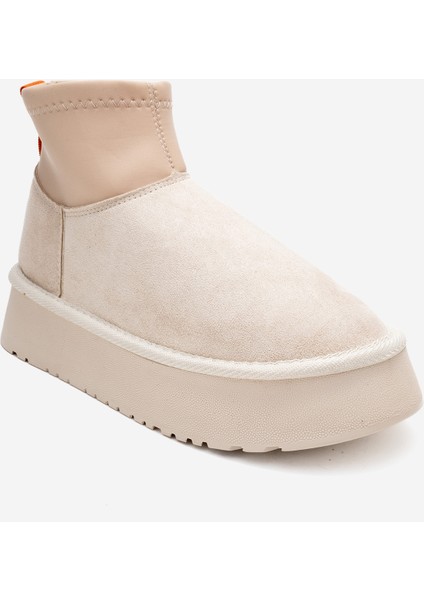 Ovar Bej Süet Scuba Platform Tabanlı Kadın Bot modelleri