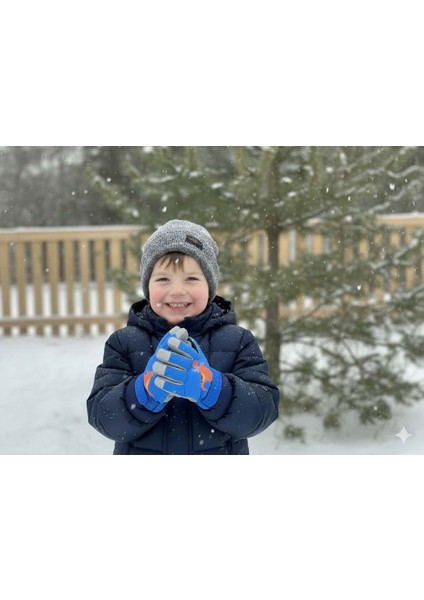 Kitti 421-14 4-7 Yaş Kar Kayak Eldiveni