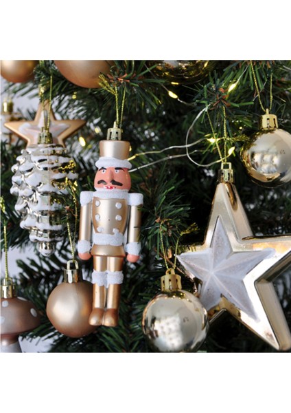 Yılbaşı Ağacı Altın Rengi Süsleme Seti Altın Rengi 24 Adet fiyatları