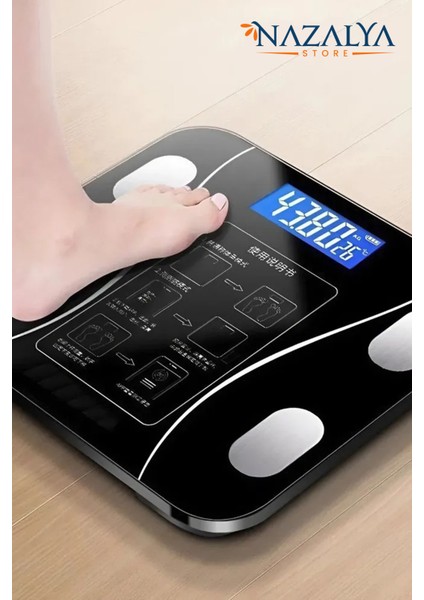 Dijital Baskül Yağ Su Kas Vücut Kitle Endeksi Kilo Ölçer Tartı modelleri