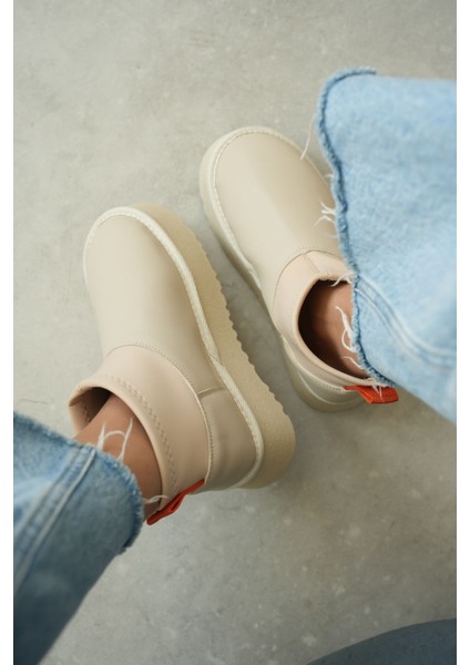 Kadın Royal Streç Kısa Bot - Ten Deri fiyatları