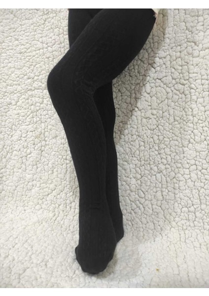 Triko Kumaş Karina Kız Çocuk Siyah Külotlu Çorap fiyatları