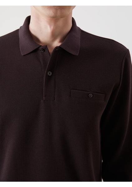 Yeni Sezon Polo Yaka Uzun Kollu Erkek Sweatshirt modelleri