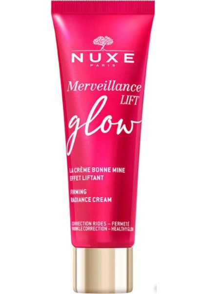 Merveillance Lift Glow - Sıkılaştırıcı Nemlendirici Krem 50 ml + Dezenfektan Hediyeli - %72 Alkol