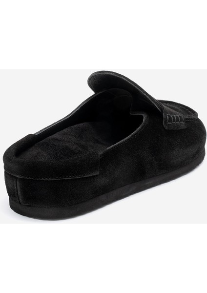 Prıva Siyah Süet Hakiki Deri Kadın Terlik indirimleri