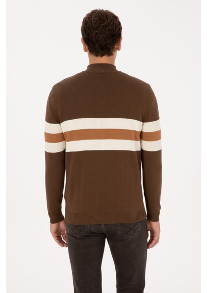 Erkek Kahverengi Kazak /triko 50315034-VR029 indirimleri