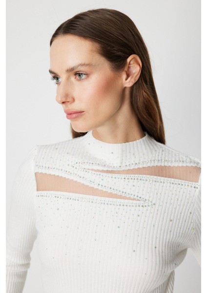 60391 Onteks Kazak Taşlı Uzun Kol modelleri