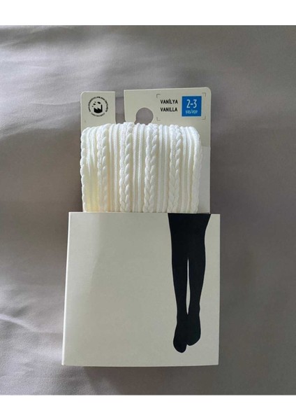 Kız Çocuk Mevsimlik 80 Den Knit Ted Desenli Vanilya Külotlu Çorap ( Back To School ) fırsatları