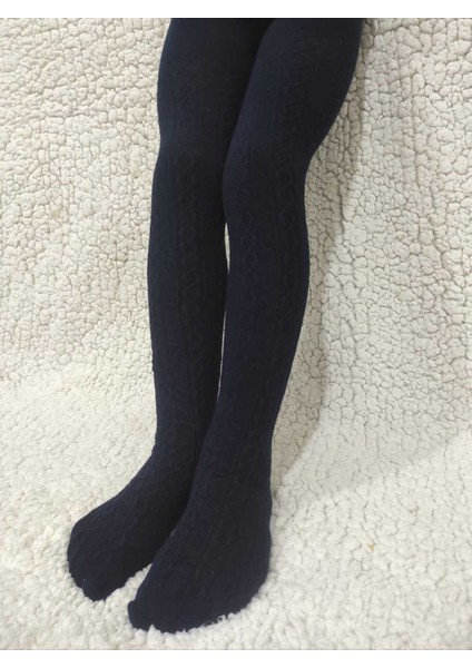 8 Adet Kız Çocuk Ekonomik Paket Külotlu Çorap Pamuklu & Kışlık & Desenli & Konforlu Külotlu Çorap