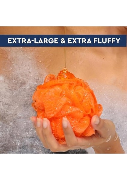 Wonkey - Banyo ve Duş Lifi, Yumuşak Vücut Yıkama Lifi, Karışık Renkli Banyo Kesesi 2'li Paket