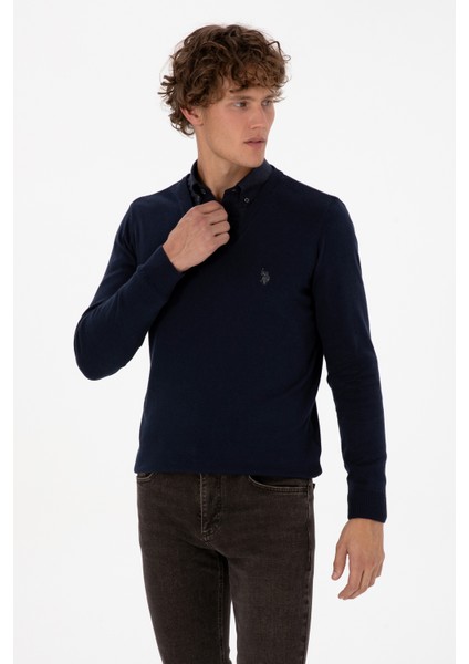 Erkek Lacivert Kazak /triko 50313662-VR033 modelleri