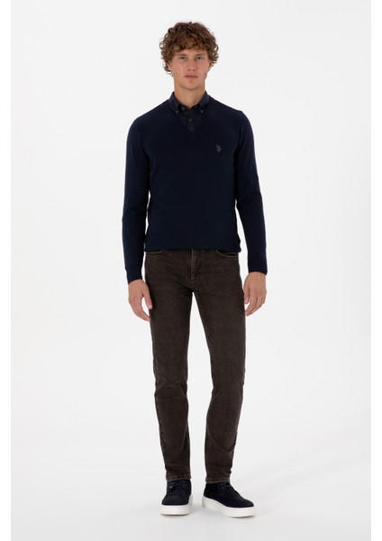 Erkek Lacivert Kazak /triko 50313662-VR033 fırsatları